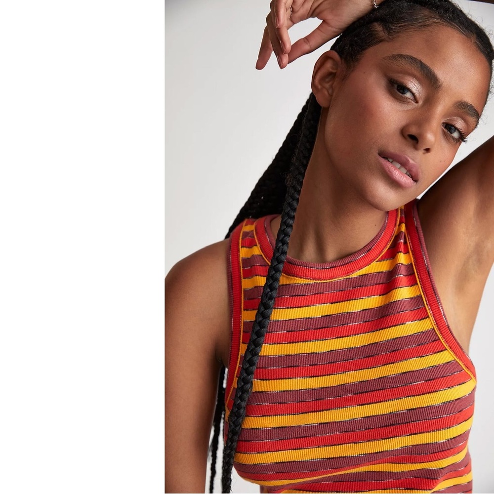 Anthropologie Ribbed Racer Tank - Picture 3 of 11